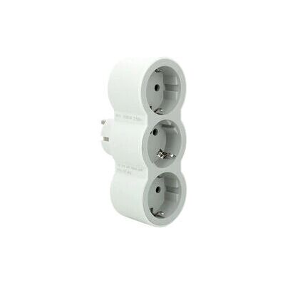 Acessório de quadro de distribuição elétrica Legrand 694518 - 3 Tomadas, Branco & Cinza Acessório de quadro de distribuição elétrica Legrand 694518 - 3 Tomadas, Branco & Cinza