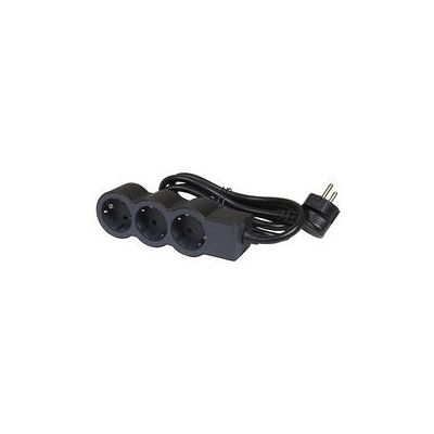 Legrand 694560 Steckdosenleiste - 3 Steckdosen, 3m Kabel, Schwarz/Dunkelgrau Legrand 694560 Steckdosenleiste - 3 Steckdosen, 3m Kabel, Schwarz/Dunkelgrau