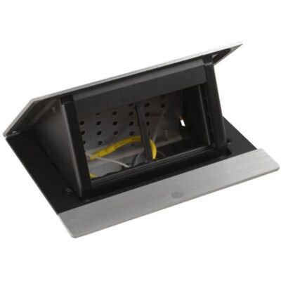 Legrand 654800 Napájecí prodlužovač - Výklopný 4 Moduly - Nerez Legrand 654800 Napájecí prodlužovač - Výklopný 4 Moduly - Nerez