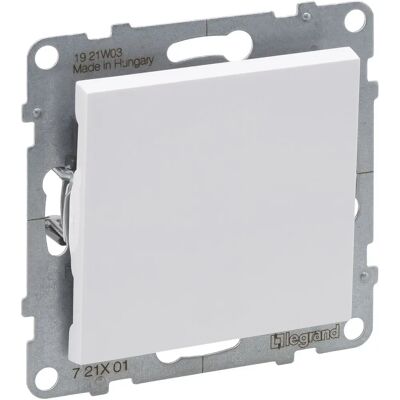 Legrand Suno 721101 Schalter - 10 Ax, Weiß, Automatische Anschlussklemmen Legrand Suno 721101 Schalter - 10 Ax, Weiß, Automatische Anschlussklemmen