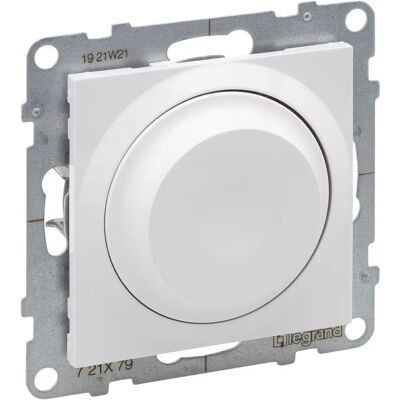Legrand Suno Drehdimmer - 240V - 75W - Weiß Legrand Suno Drehdimmer - 240V - 75W - Weiß