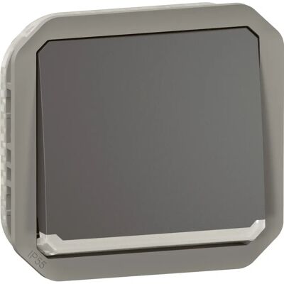 Legrand 0 700 80 Interruptor Eléctrico - Impermeable, Robusto, Antracita - Interruptor Legrand 0 700 80 Interruptor Eléctrico - Impermeable, Robusto, Antracita - Interruptor