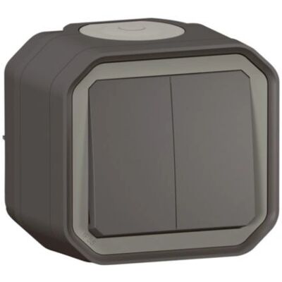 Legrand 069775L Doppel-Schalter - Lichtschalter - Grau Legrand 069775L Doppel-Schalter - Lichtschalter - Grau