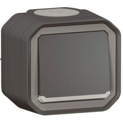 Legrand Plexo Neuf Interrupteur Lumineux - Anthracite - Publicité Legrand Plexo Neuf Interrupteur Lumineux - Anthracite - Publicité