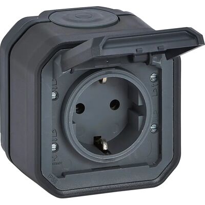 Legrand Model 069799L - 16A Stik, Overflademontage, IP55 Legrand Model 069799L - 16A Stik, Overflademontage, IP55