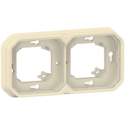 Legrand 069853L Placa de pared - 2 interruptores - Beige Legrand 069853L Placa de pared - 2 interruptores - Beige