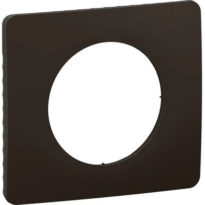 Legrand CP0121 Wandplaat - Modern, Zwart, 1 Gat - Schakelaarbeschermer Legrand CP0121 Wandplaat - Modern, Zwart, 1 Gat - Schakelaarbeschermer