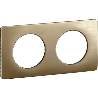 Legrand CP1622 Piastra a Parete - Céliane - Finitura Bronzo - Cover Interruttore - Piastra per Interruttori e Prese Legrand CP1622 Piastra a Parete - Céliane - Finitura Bronzo - Cover Interruttore - Piastra per Interruttori e Prese