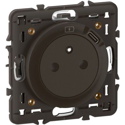 Enchufe de superficie Legrand CZ0140 con USB - Enchufe - Negro Enchufe de superficie Legrand CZ0140 con USB - Enchufe - Negro