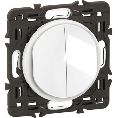 Interrupteur électrique Legrand CX0037 - Design moderne et silencieux - Blanc - Publicité Interrupteur électrique Legrand CX0037 - Design moderne et silencieux - Blanc - Publicité