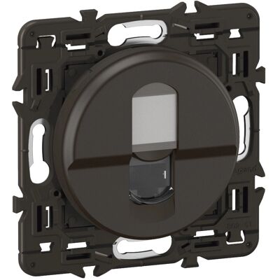Legrand CZ0345 Prise noire - Ethernet haute vitesse - Publicité Legrand CZ0345 Prise noire - Ethernet haute vitesse - Publicité