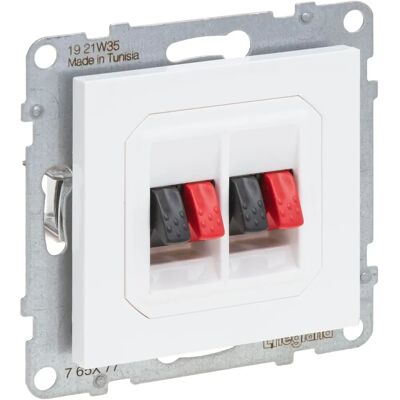 Legrand Ultraweiß Raccord haut-parleur 2 voies - Connexion haut-parleur - Publicité Legrand Ultraweiß Raccord haut-parleur 2 voies - Connexion haut-parleur - Publicité