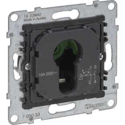 Legrand SEANO Schlüsselschalter-Einsatz - Für 0-1 Schlüssellagen Legrand SEANO Schlüsselschalter-Einsatz - Für 0-1 Schlüssellagen