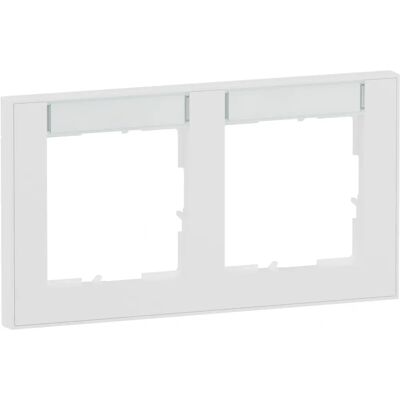 Legrand Seano+ Marco horizontal doble con campo de etiqueta Legrand Seano+ Marco horizontal doble con campo de etiqueta