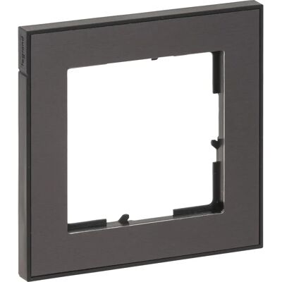 Legrand - Seano+ 1-fach Rahmen - Design Moderno, Dark Steel - Cornice Interruttore Legrand - Seano+ 1-fach Rahmen - Design Moderno, Dark Steel - Cornice Interruttore