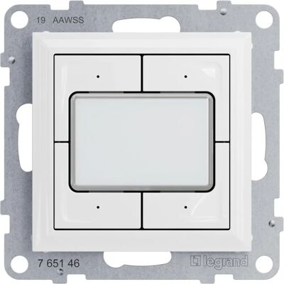 Legrand SEANO 4-fach elektronischer Taster - Lichtschalter Legrand SEANO 4-fach elektronischer Taster - Lichtschalter