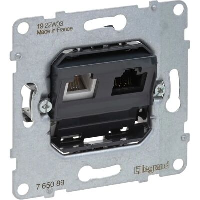 Legrand Data Socket RJ11 RJ45 Cat.6 - Data & Phone Connector Legrand Data Socket RJ11 RJ45 Cat.6 - Data & Phone Connector