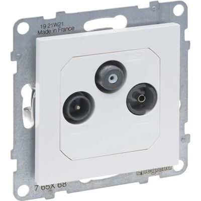 Legrand SEANO Genomgångsuttag TV-R-SAT - Vit - Elektriskt uttag Legrand SEANO Genomgångsuttag TV-R-SAT - Vit - Elektriskt uttag