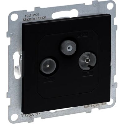 Legrand Legrand SEANO TV-SAT Wanddose - Schwarz Legrand Legrand SEANO TV-SAT Wanddose - Schwarz