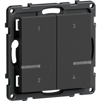 Legrand Seano mit Netatmo 4-fach Szenentaster - Lichtschalter Legrand Seano mit Netatmo 4-fach Szenentaster - Lichtschalter