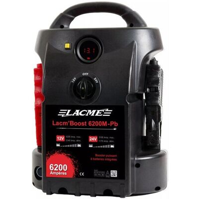 Lacme Lac'Boost 6200M-PB Batería y Cargador - 12/14V 6200A Lacme Lac'Boost 6200M-PB Batería y Cargador - 12/14V 6200A