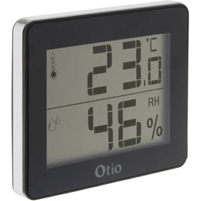 OTIO 936058 - Belső hőmérő / higrométer - Fekete OTIO 936058 - Belső hőmérő / higrométer - Fekete