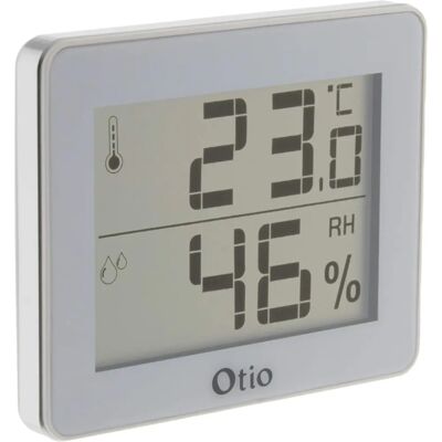 OTIO 936059 Thermomètre Hygromètre Intérieur - Blanc - Température & Humidité - Publicité OTIO 936059 Thermomètre Hygromètre Intérieur - Blanc - Température & Humidité - Publicité