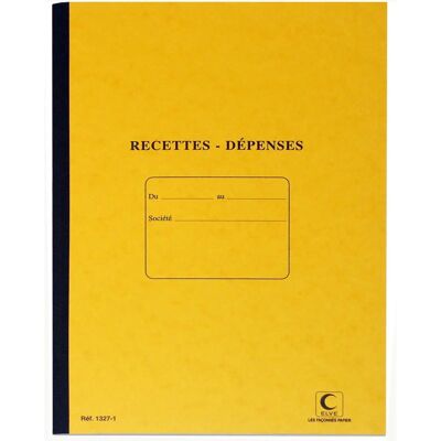 Elve Piquûre 'Recettes/Dépenses', 80 pages - Cahier - Publicité Elve Piquûre 'Recettes/Dépenses', 80 pages - Cahier - Publicité