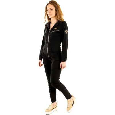 SCHOTT Multicolor Tencel Jumpsuit - Vrouw SCHOTT Multicolor Tencel Jumpsuit - Vrouw