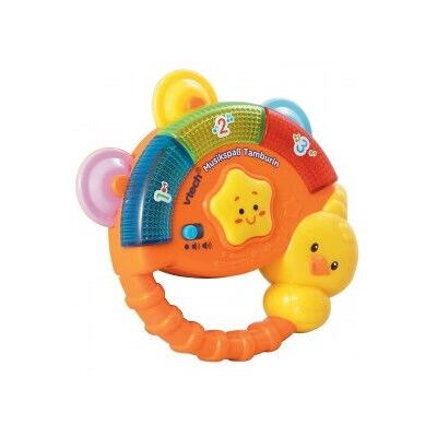 VTech Musique Fun Tambourin - Multicolore, 122mm, 40mm, 127mm, 220g - Tambourin VTech Musique Fun Tambourin - Multicolore, 122mm, 40mm, 127mm, 220g - Tambourin