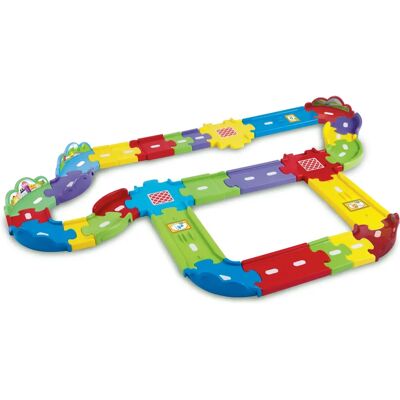 VTech Toet Toet Auto's Wegdelen Deluxe - Luxe spoorwegset VTech Toet Toet Auto's Wegdelen Deluxe - Luxe spoorwegset