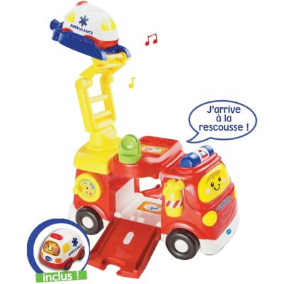 VTech Tut Tut Bolides - Camion de Pompiers - Jouet Éducatif VTech Tut Tut Bolides - Camion de Pompiers - Jouet Éducatif