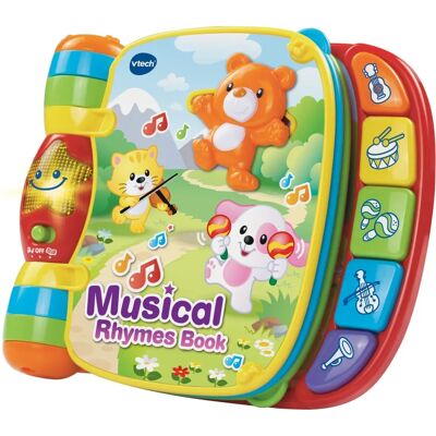 Vtech Musical Rhymes Book - Interactive Nursery Rhyme Toy for Babies Vtech Musical Rhymes Book - Interactive Nursery Rhyme Toy for Babies