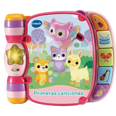 Libro Interactivo Rosa para Bebés - Primeras Canciones - Educativo y Seguro Libro Interactivo Rosa para Bebés - Primeras Canciones - Educativo y Seguro