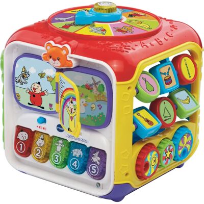 VTech Baby 80-183407 Giocattolo Interattivo - Cubo Educativo Elettronico per Bambini VTech Baby 80-183407 Giocattolo Interattivo - Cubo Educativo Elettronico per Bambini