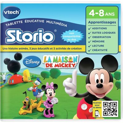 VTech Maison de Mickey - Jeu Éducatif pour Storio - Publicité VTech Maison de Mickey - Jeu Éducatif pour Storio - Publicité