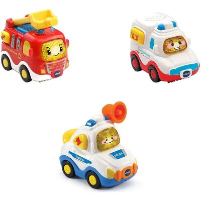 VTech Tut Tut Baby Flitzer - 3er-Set Einsatzfahrzeuge - Toy Vehicle Set VTech Tut Tut Baby Flitzer - 3er-Set Einsatzfahrzeuge - Toy Vehicle Set