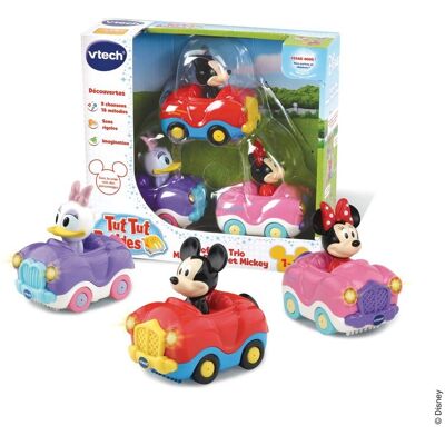 Vtech Trio de Voitures Minnie/Mickey - Jouet Vtech Trio de Voitures Minnie/Mickey - Jouet