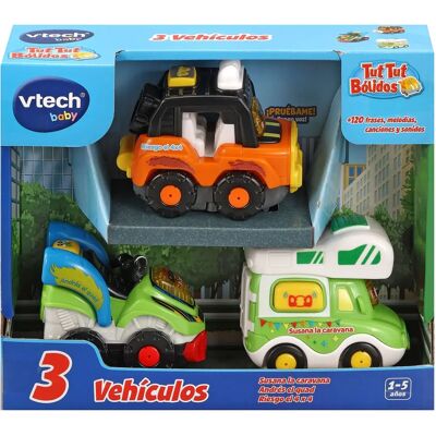 Vtech Set 5 - Conjunto de Vehículos - Transparente Vtech Set 5 - Conjunto de Vehículos - Transparente