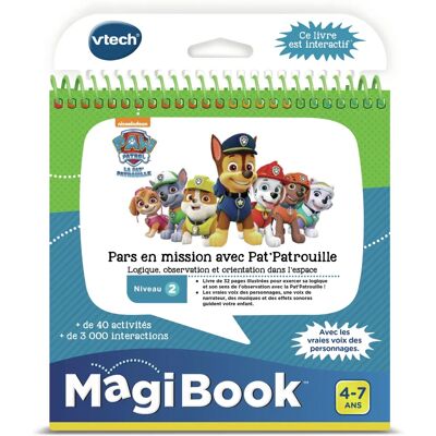 Vtech MagiBook La Pat' Patrouille - Livre Interactif Niveau 2 - 32 Pages Vtech MagiBook La Pat' Patrouille - Livre Interactif Niveau 2 - 32 Pages