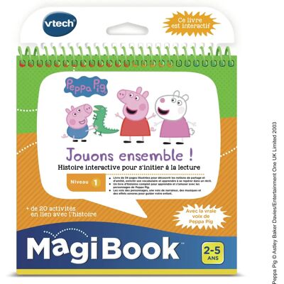 Livre interactif rose Peppa Pig Vtech - Livre pour enfants Livre interactif rose Peppa Pig Vtech - Livre pour enfants