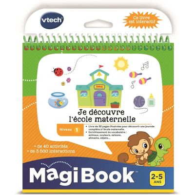 VTech - Livre Interactif - Je Découvre l'École Maternelle - Niveau 1 - 32 Pages VTech - Livre Interactif - Je Découvre l'École Maternelle - Niveau 1 - 32 Pages