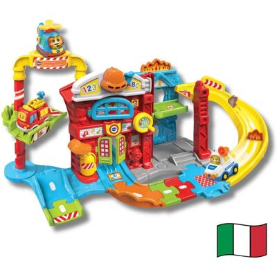 VTech Vroom Vroom Go Maxi Caserma dei Pompieri - Gioco VTech Vroom Vroom Go Maxi Caserma dei Pompieri - Gioco