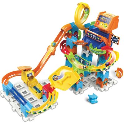 VTech Marble Rush - Zestaw Wyścigowy M200 E - Interaktywna tor kulkowy VTech Marble Rush - Zestaw Wyścigowy M200 E - Interaktywna tor kulkowy