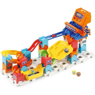 Set de Circuit de Course Marble Rush Vtech - Construction et Murmelles - Publicité Set de Circuit de Course Marble Rush Vtech - Construction et Murmelles - Publicité
