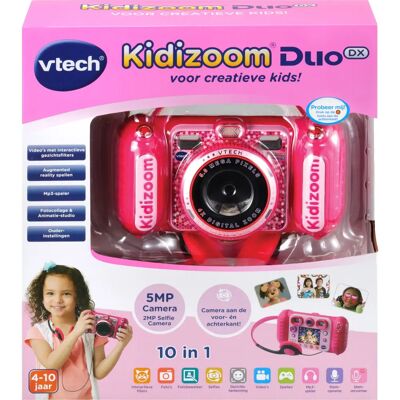 VTech KidiZoom Duo DX Różowa Kamera Dziecięca - 5MP, 4x Zoom VTech KidiZoom Duo DX Różowa Kamera Dziecięca - 5MP, 4x Zoom