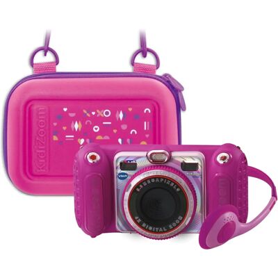 VTech KidiZoom Duo Pro Rózsaszín Gyermek Digitális Kamera - Elektronikus játék tokban VTech KidiZoom Duo Pro Rózsaszín Gyermek Digitális Kamera - Elektronikus játék tokban