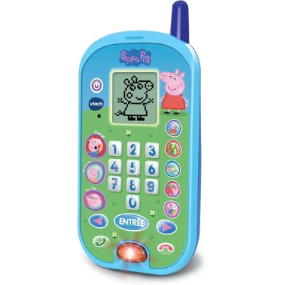 VTech Peppa Pig Smartphone Éducatif - 2 à 5 ans - Publicité VTech Peppa Pig Smartphone Éducatif - 2 à 5 ans - Publicité