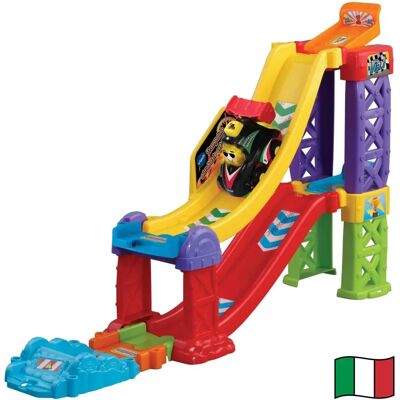 Vtech Vroom Vroom Go Trampolino Acrobazie Estreme 3 In 1 - Playset Vtech Vroom Vroom Go Trampolino Acrobazie Estreme 3 In 1 - Playset
