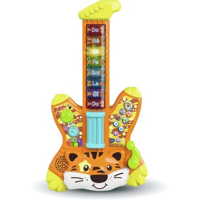 VTech Jungle Rock – Guitare Électrique Tigre – Jouet Musical Enfant VTech Jungle Rock – Guitare Électrique Tigre – Jouet Musical Enfant